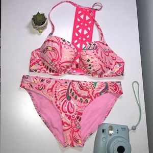 NEVER WORN PINK BIKINI!!